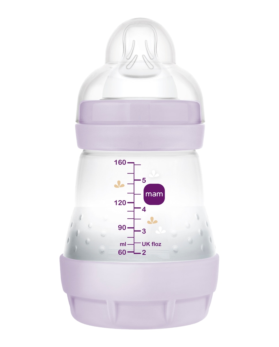 Biberón Anti-Colic Matt 160 ml Rosa MAM 1
