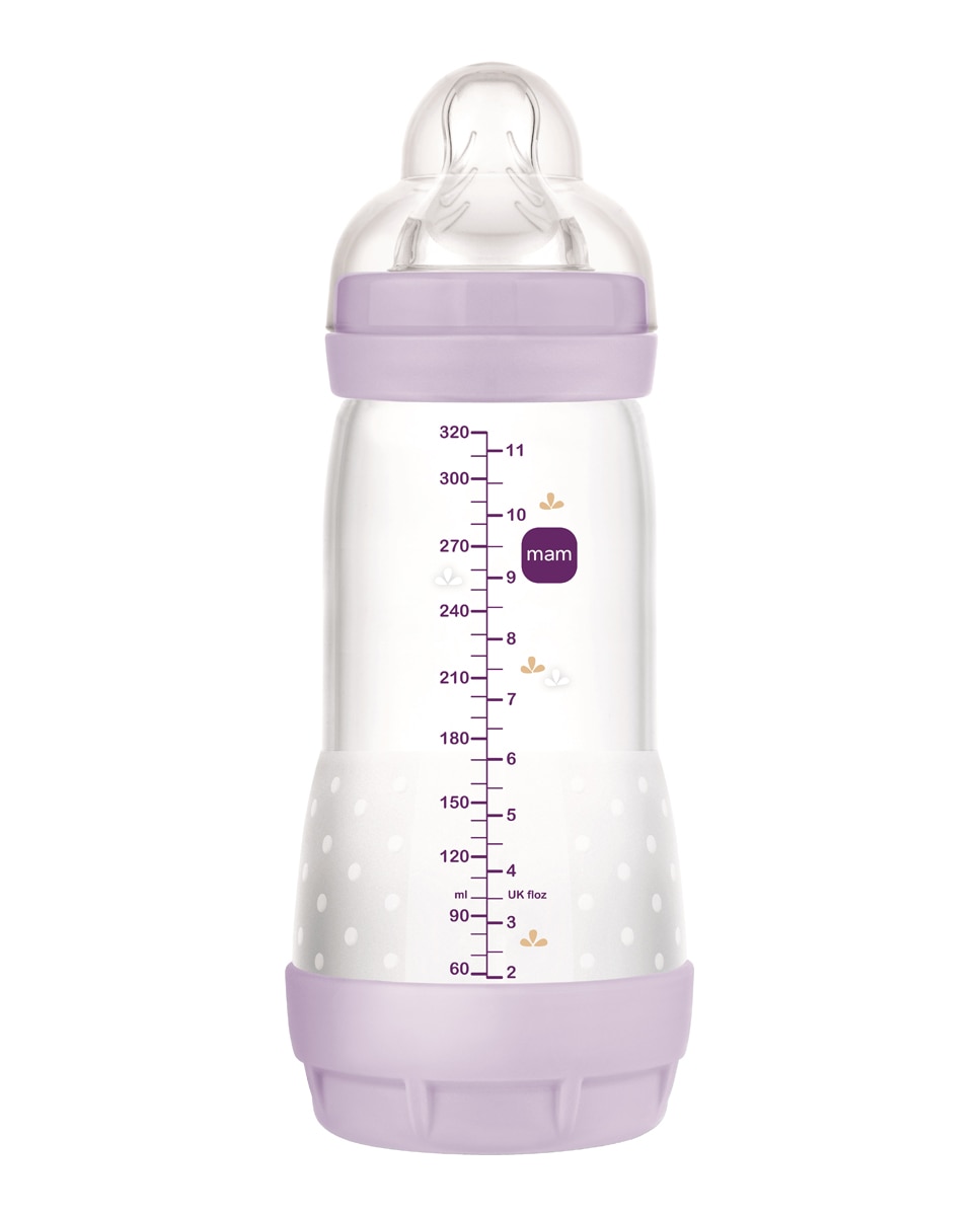 Biberón Anti-Colic Matt 320 ml Rosa MAM 1