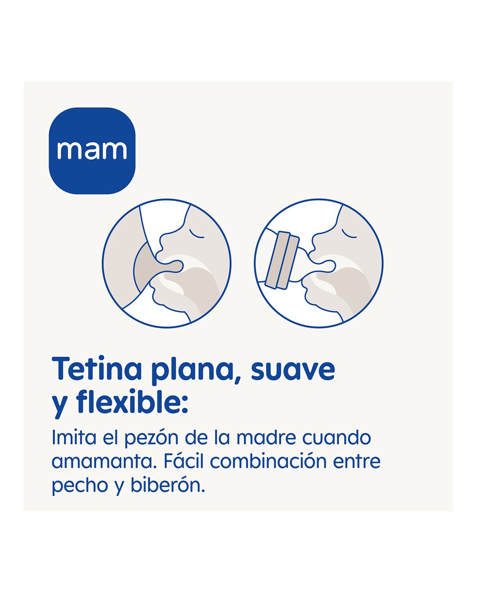 Biberón de cristal Feel Good 90 ml MAM 4