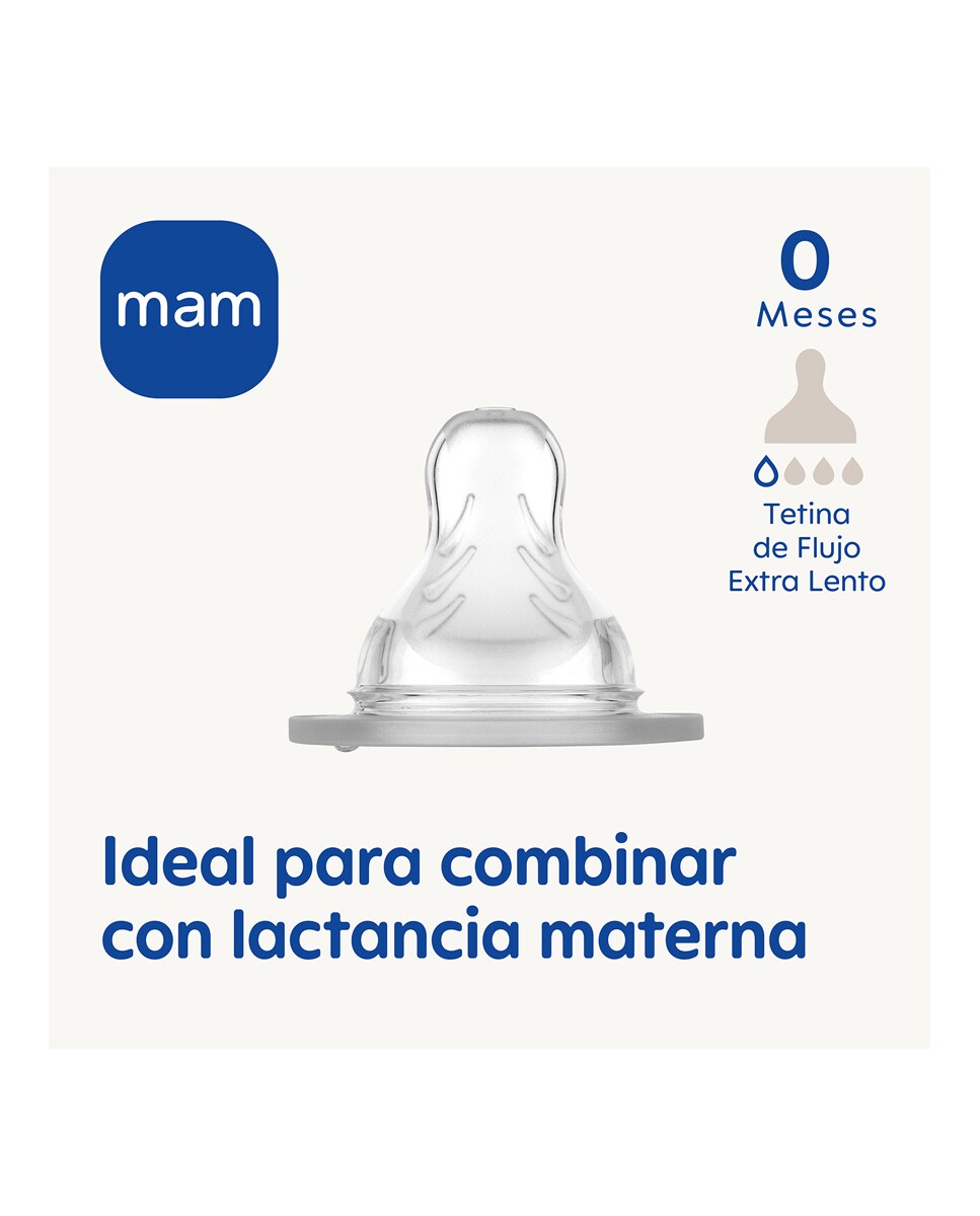 Biberón de cristal Feel Good 90 ml MAM 5