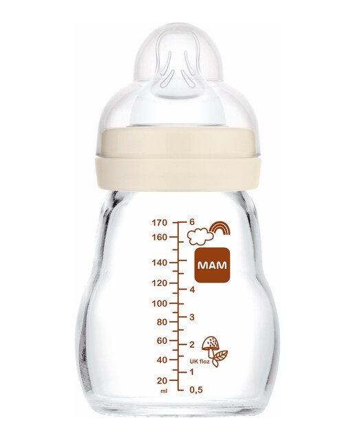 Imagen 0 de Biberón de cristal Feel Good 170 ml MAM