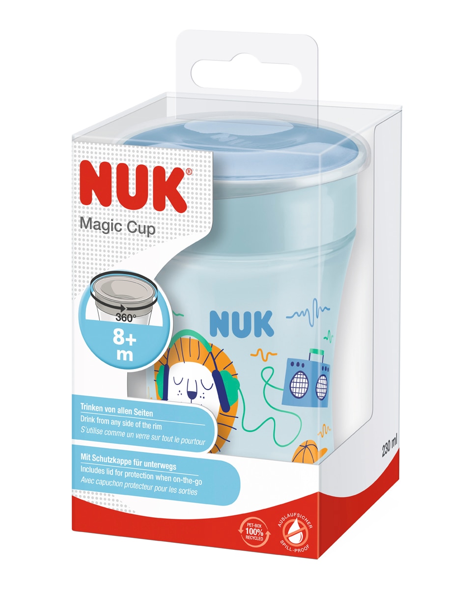 Nuk - Vaso Antifugas Magic Cup 360º 8m+ 230 ml Nuk.
