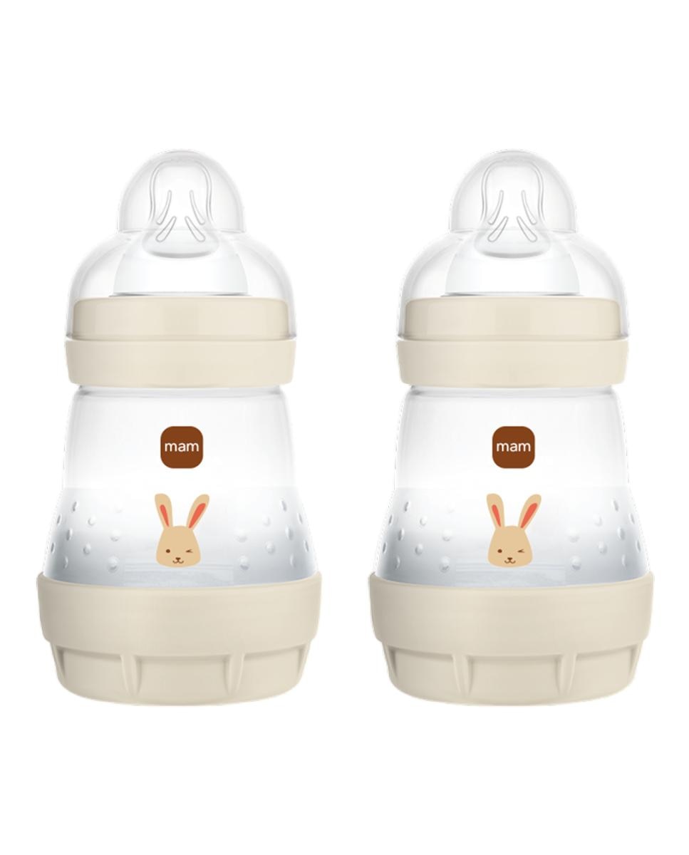 Imagen 0 de Pack 2 Biberones Anticólicos 0-2 Meses 160 Ml Easy Start MAM