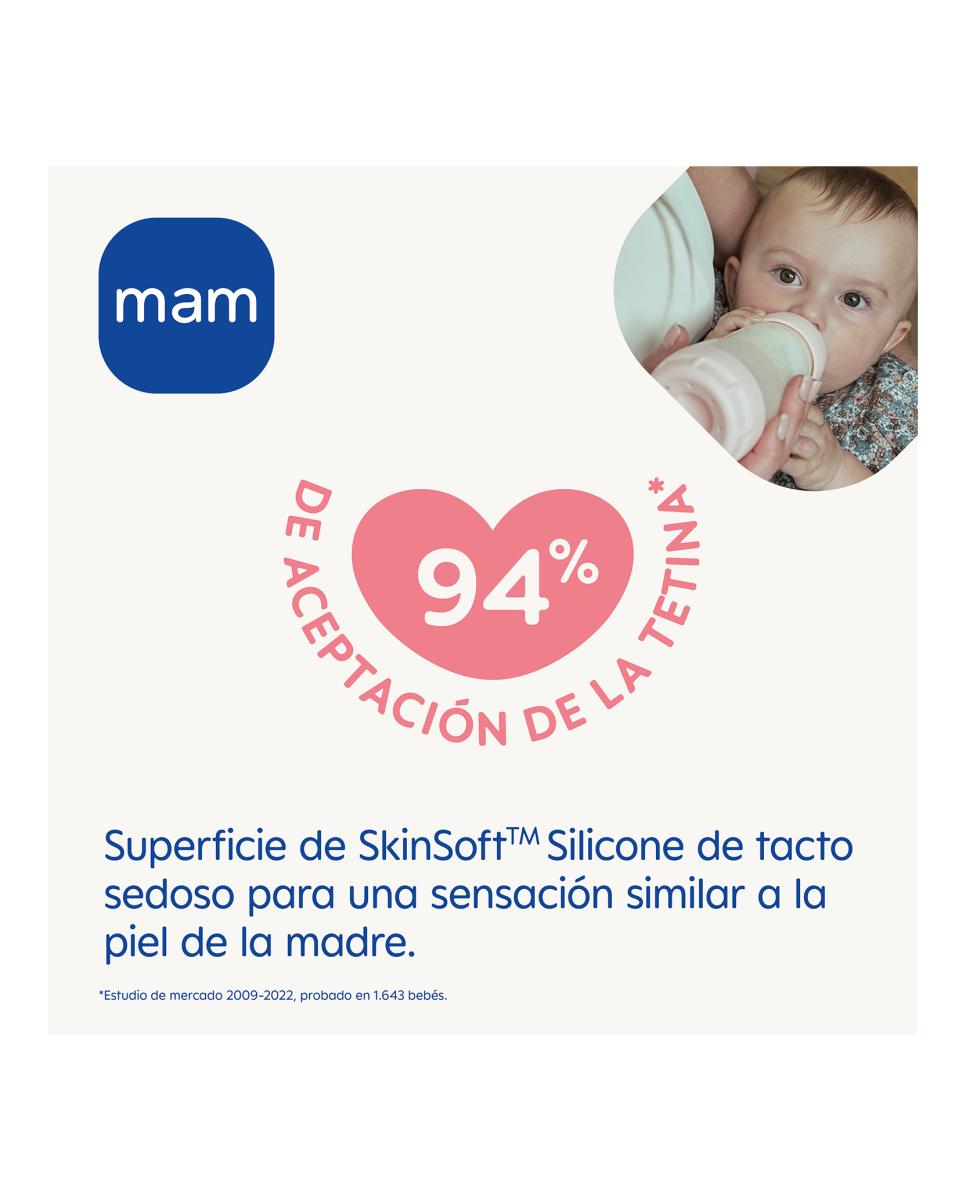 Pack 2 Biberones Anticólicos 0-2 Meses 160 Ml Easy Start MAM 6