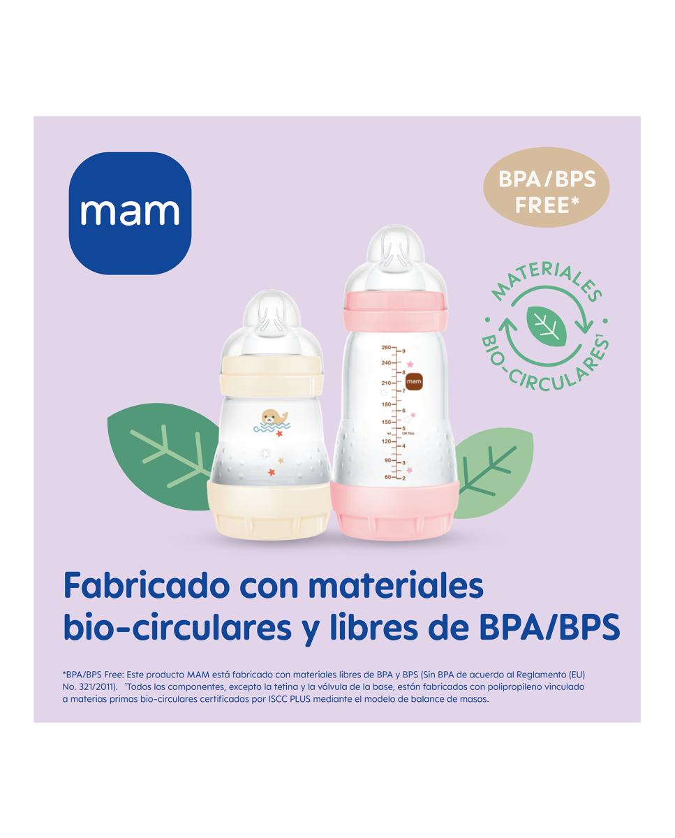 Pack 2 Biberones Anticólicos 0-2 Meses 160 Ml Easy Start MAM 8