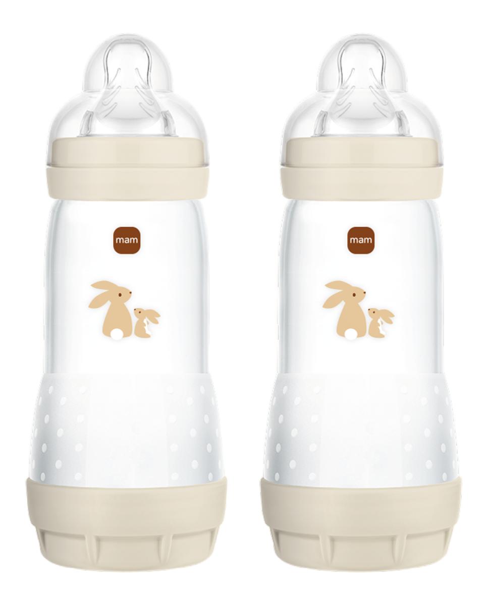 Imagen 0 de Pack 2 Biberones Anticólicos a partir de 4 Meses Easy Start 320 Ml MAM