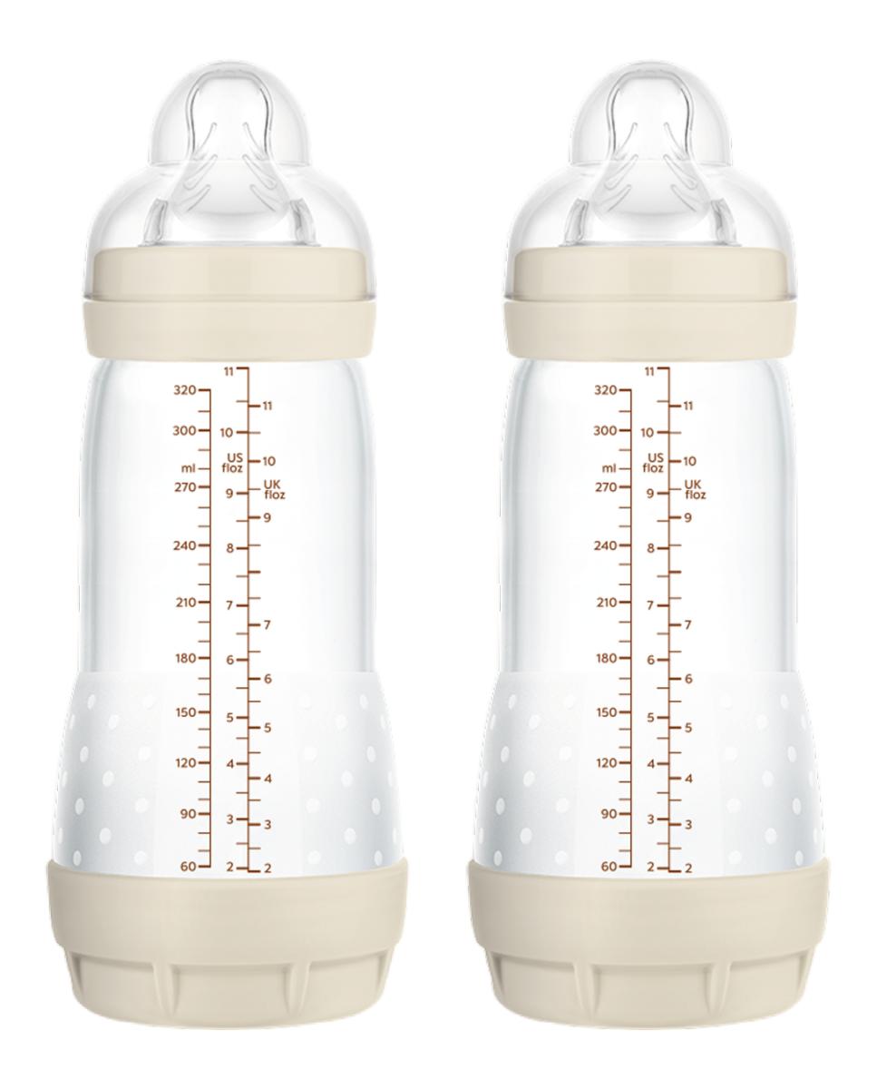 Pack 2 Biberones Anticólicos a partir de 4 Meses Easy Start 320 Ml MAM 3
