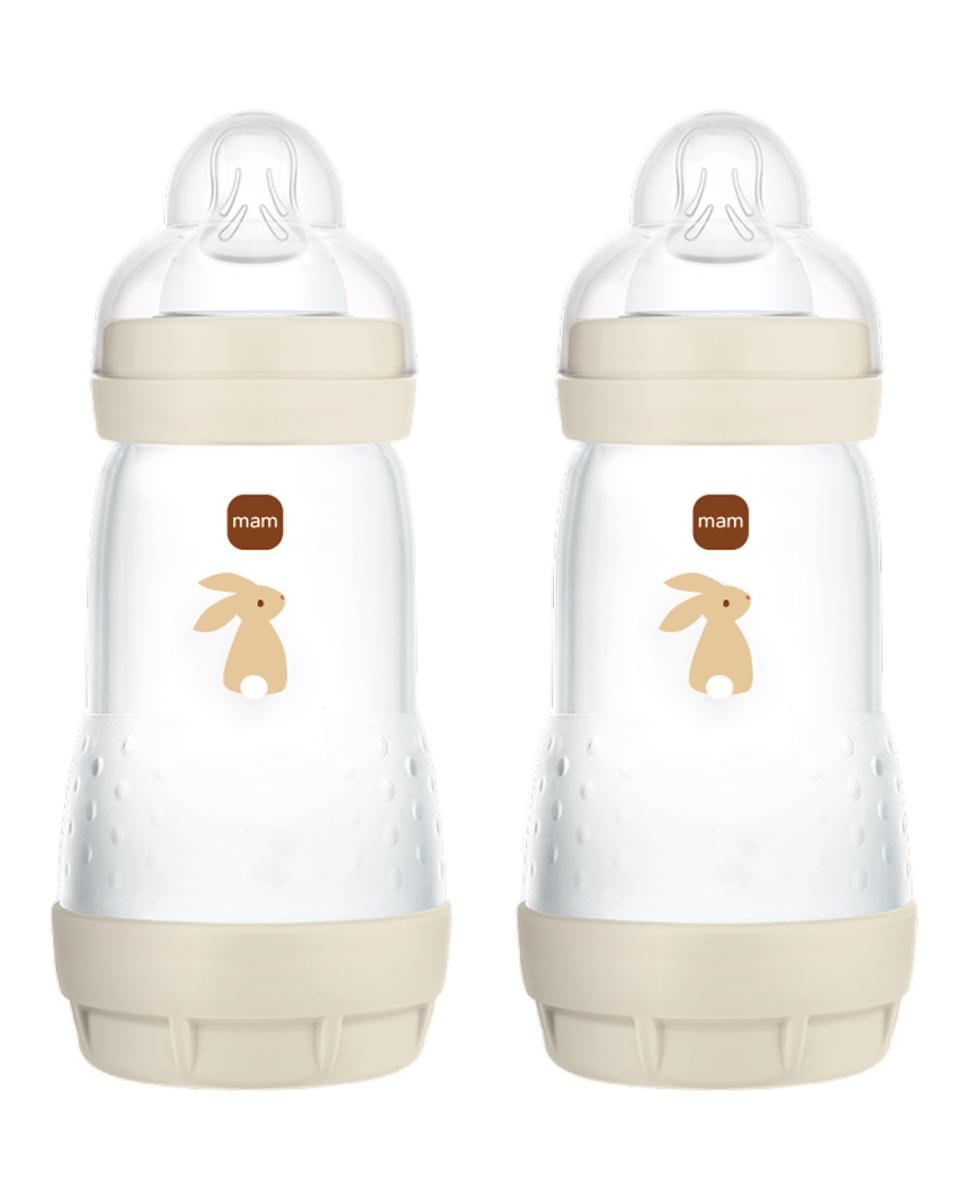 Imagen 0 de Pack 2 Biberones Anticólicos 2-4 Meses Easy Start 260 Ml MAM