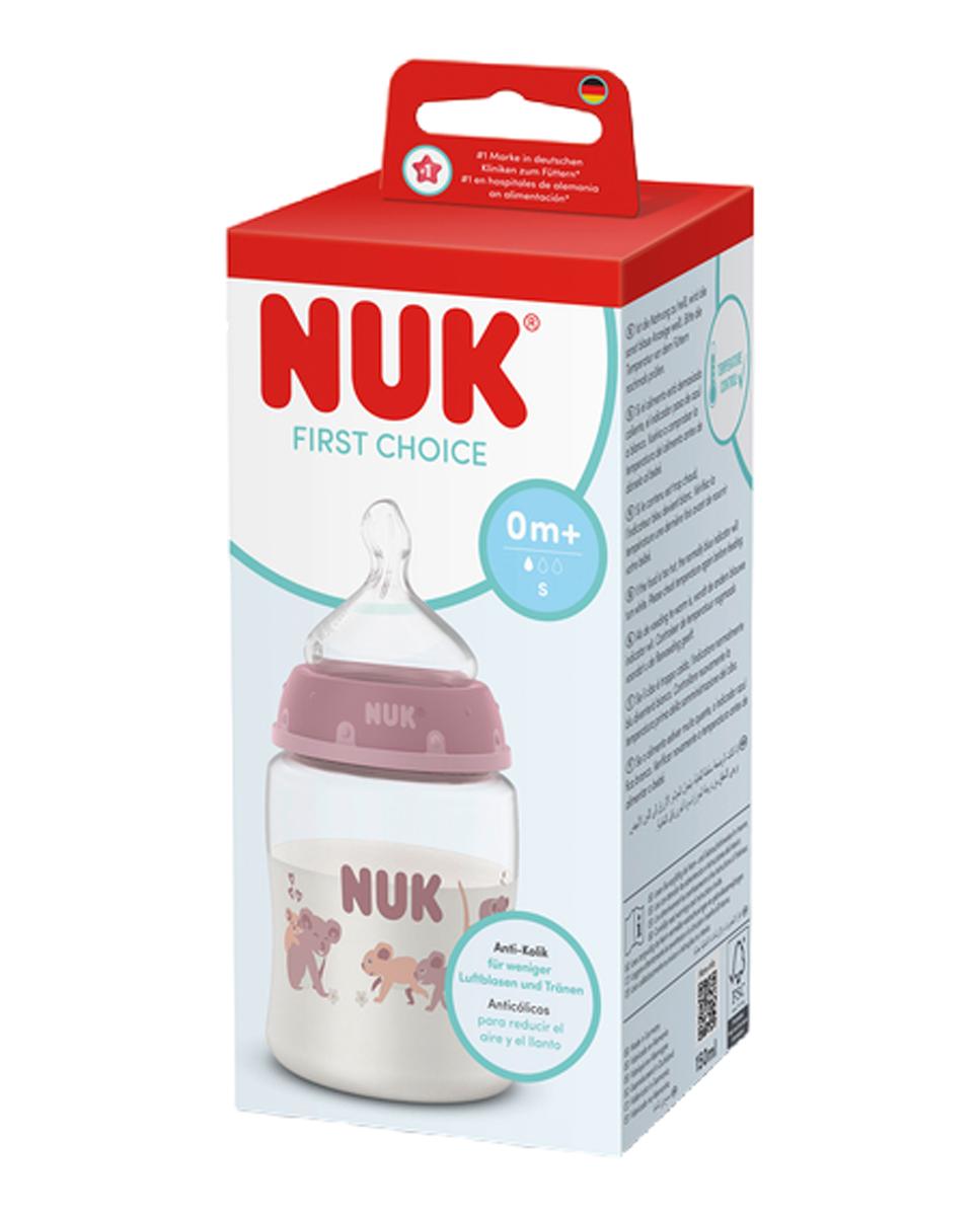 Imagen 1 de Nuk Biberon First Choice+ Sil. 150Ml (S) 0M+ Temp Control (Surtido) 