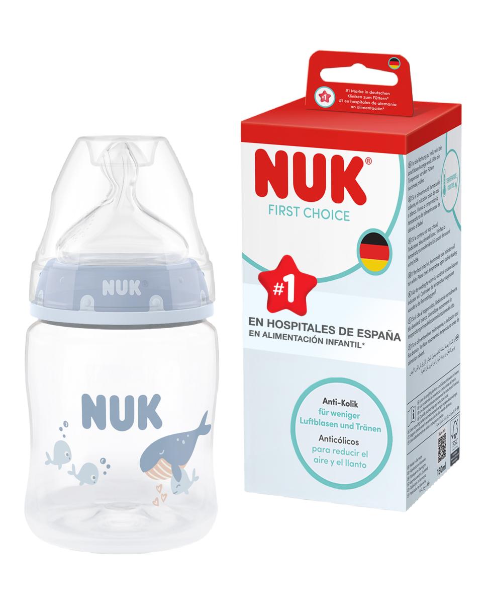Imagen 5 de Nuk Biberon First Choice+ Sil. 150Ml (S) 0M+ Temp Control (Surtido)