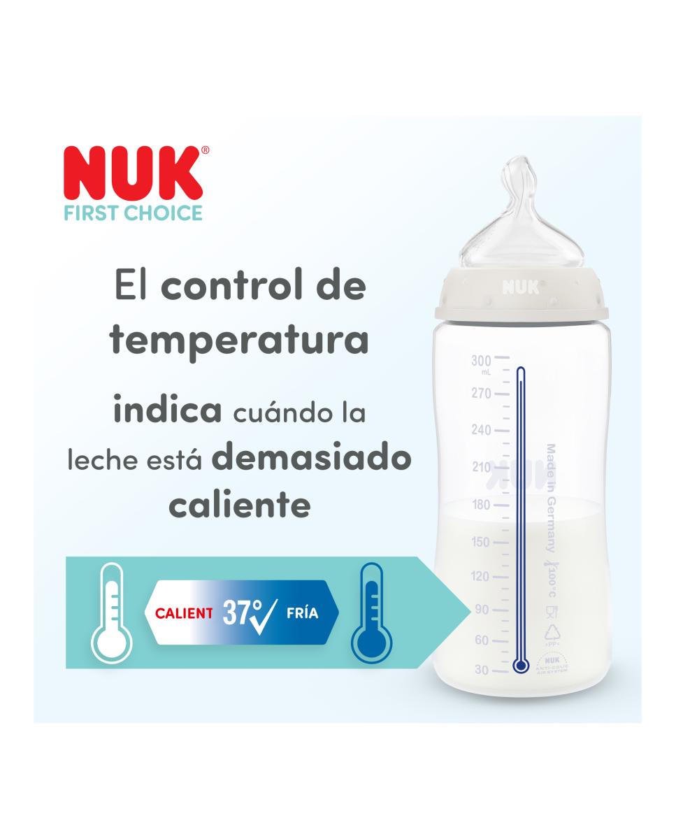 Imagen 8 de Nuk Biberon First Choice+ Sil. 150Ml (S) 0M+ Temp Control (Surtido)