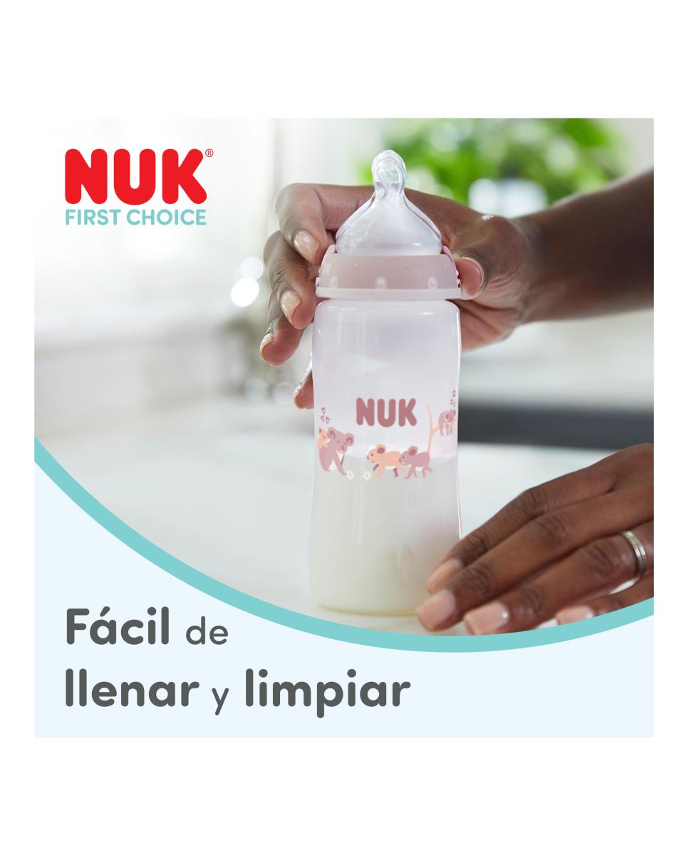Imagen 9 de Nuk Biberon First Choice+ Sil. 150Ml (S) 0M+ Temp Control (Surtido)
