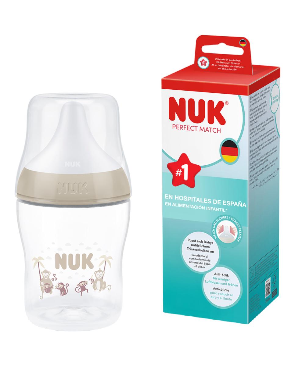 Imagen 2 de Nuk Biberon Perfect Match Sil. 150Ml (S) 0M+ Temp Control "Mono"