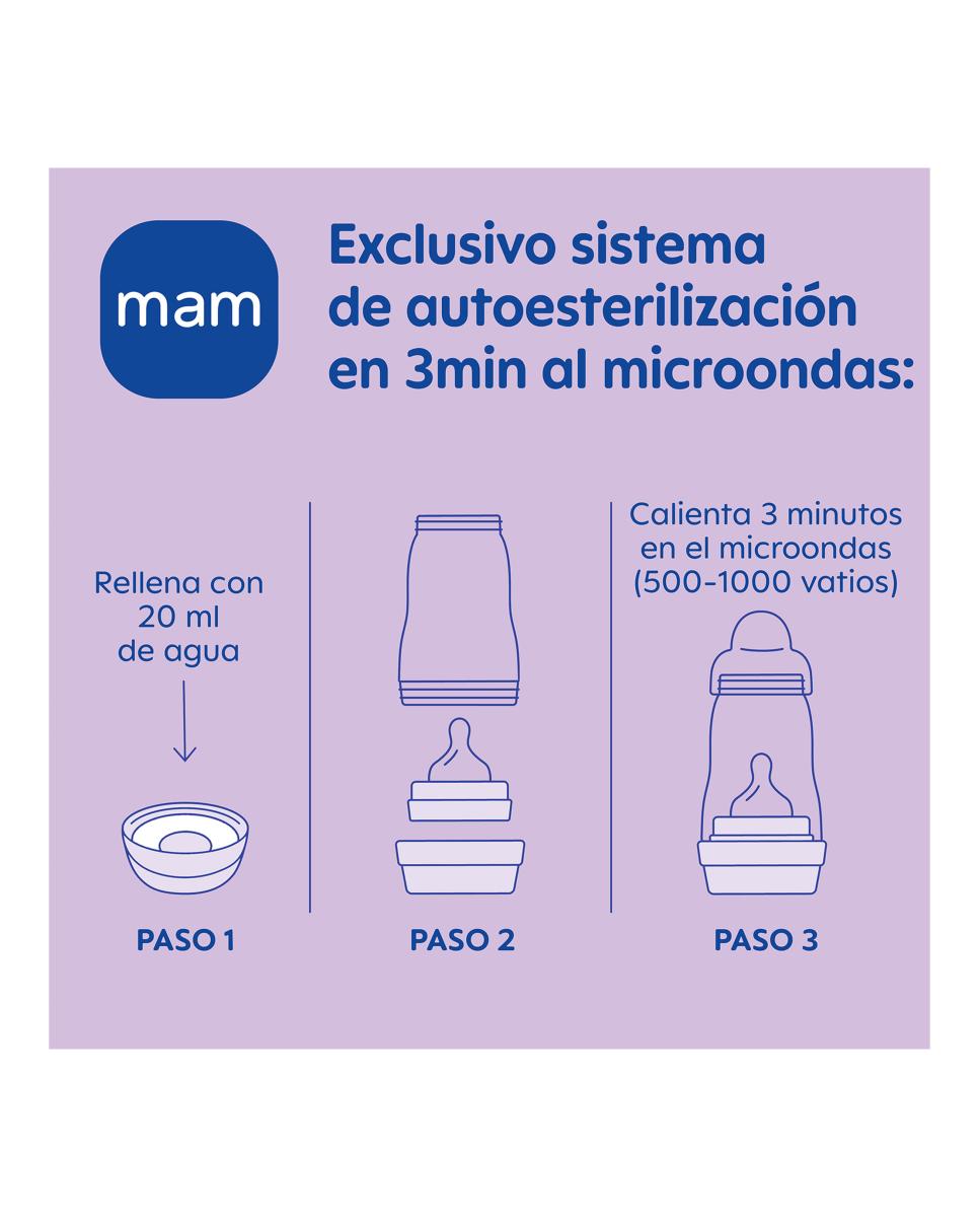 Biberón Easy Active 270 ml MAM - Neutro Neutro-5