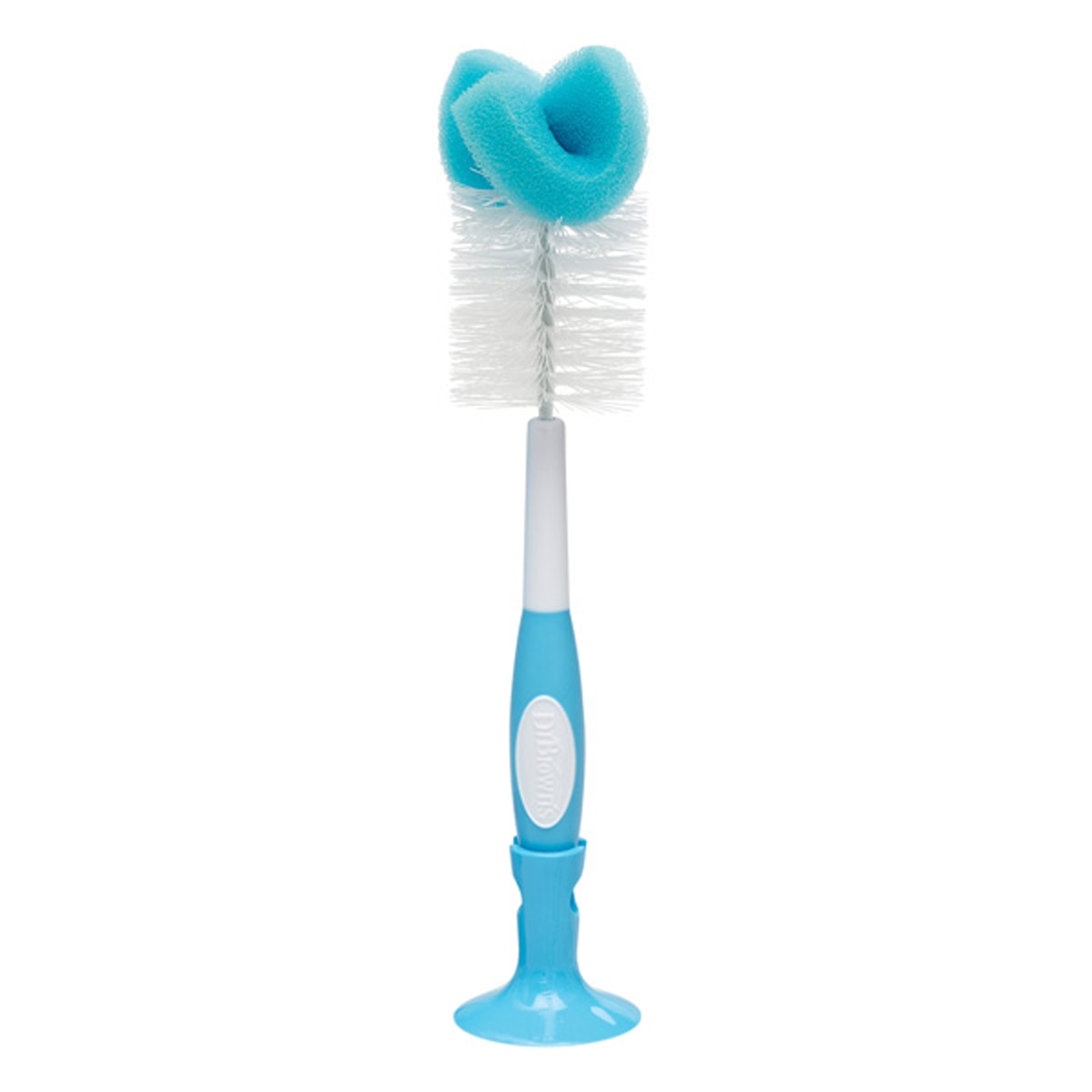 Dr. Brown's - Cepillo de limpieza para biberones azul Dr. Brown's.