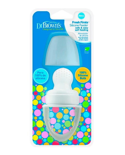 Imagen 0 de Alimentador Antiahogo +4 meses Gris Dr. Brown's