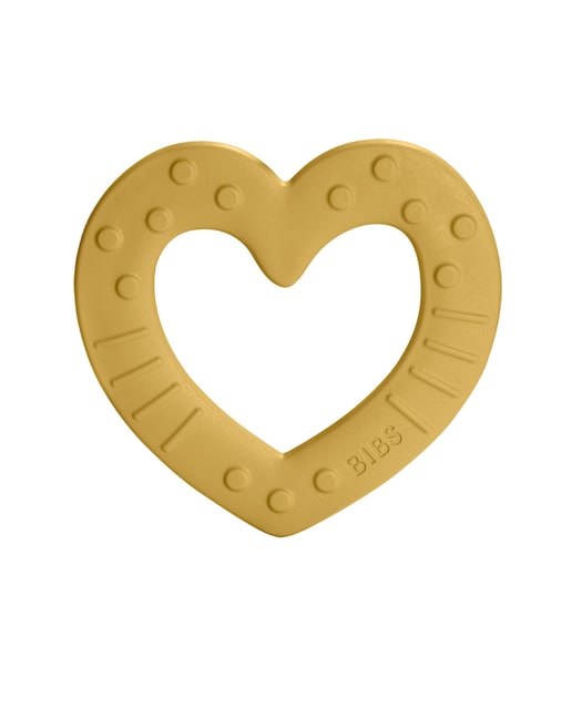 Imagen 0 de Mordedor Baby Bitie Corazón Mostaza Bibs