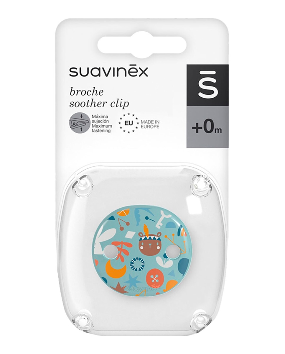 Suavinex - Broche de Pinza Decorado para chupete Suavinex.