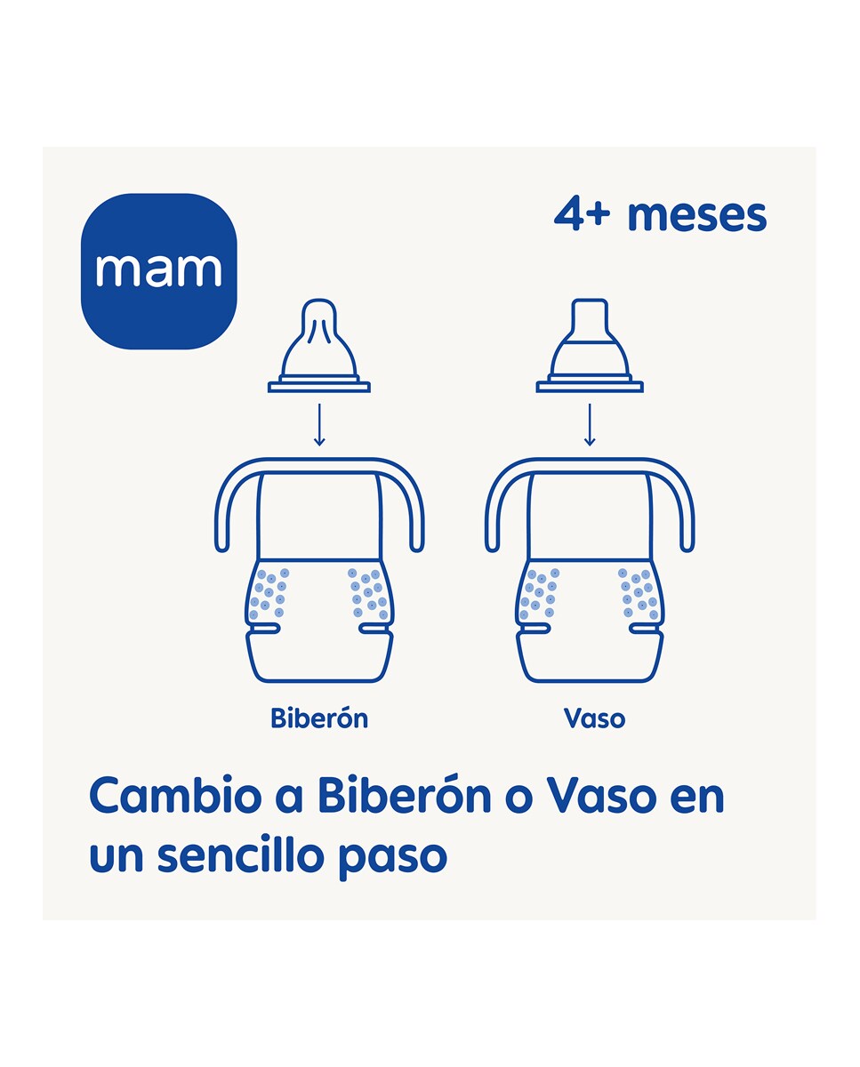 Vaso Trainer 220 ml Azul MAM 2