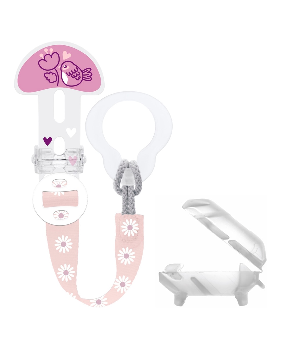 MAM - Broche Clip It! & Cover Rosa MAM.