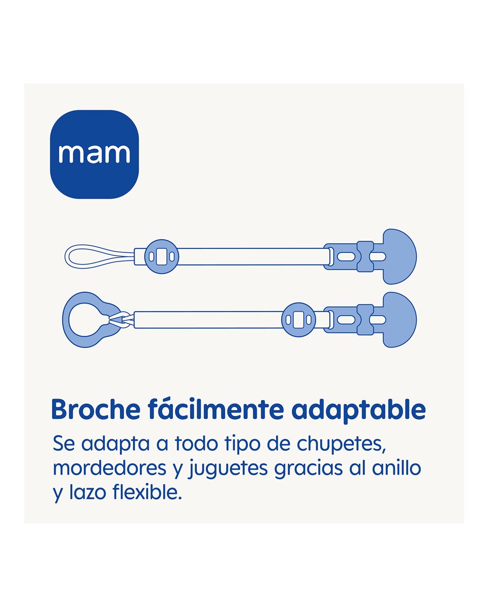 Broche Clip It! & Cover Rosa MAM 2