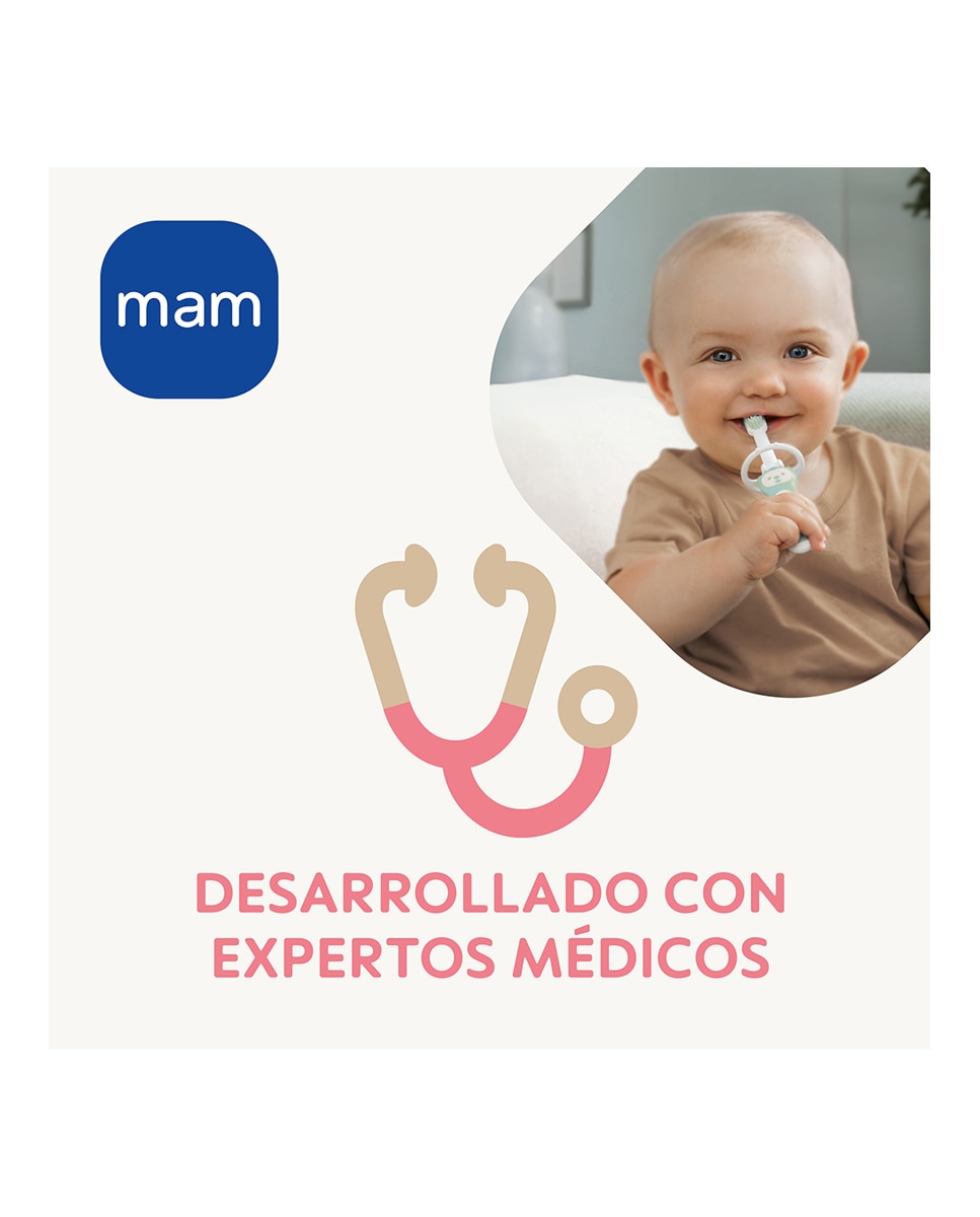 Cepillo de dientes Baby's Brush Azul MAM 6