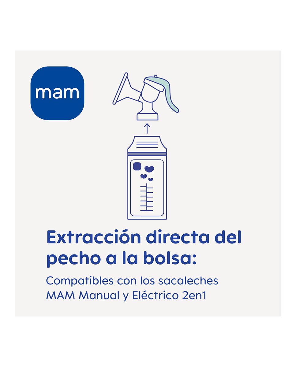 Bolsas almacenamiento Leche Materna 25 unidades MAM - 25 uds 4