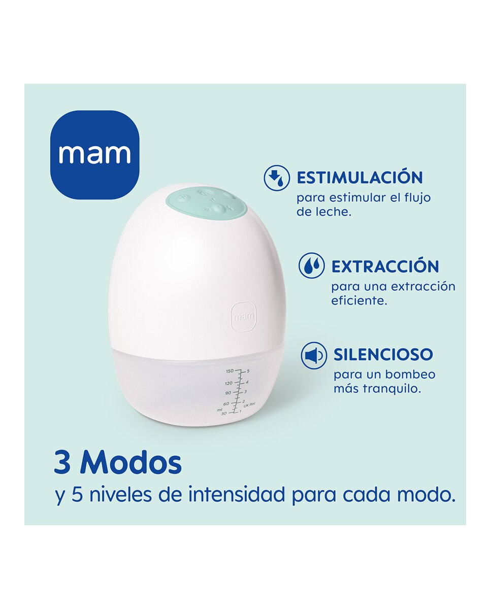Imagen 5 de Sacaleches Eléctrico manos libres MAM