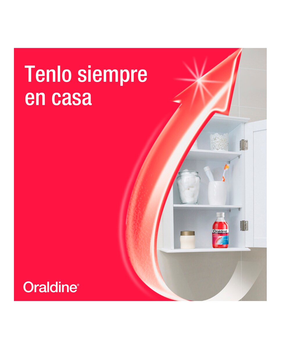 Pack Colutorio Antiséptico 400 ml + 200 ml Oraldine 6
