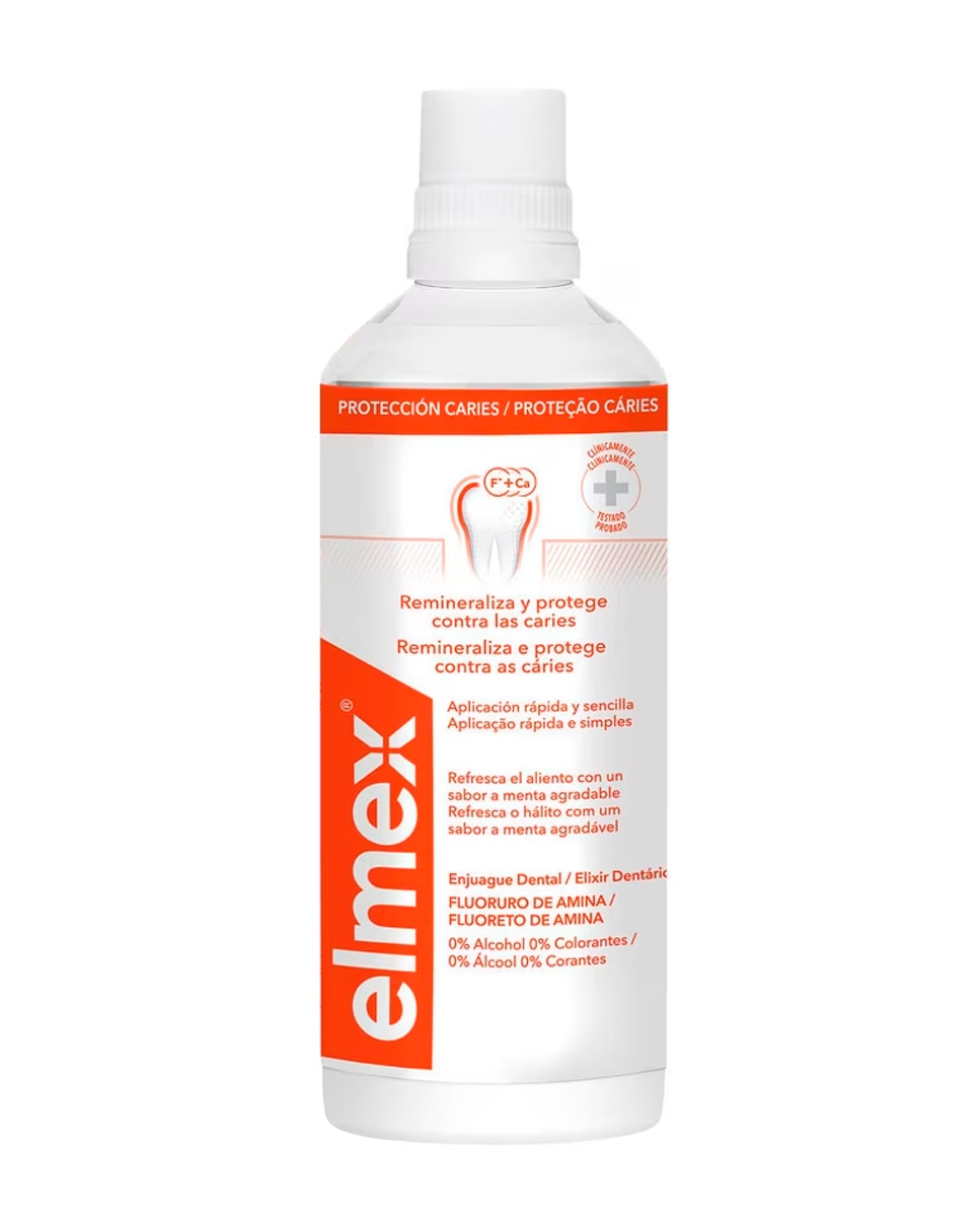 Elmex - Enjuague Bucal Protección Caries 400 ml Elmex®.