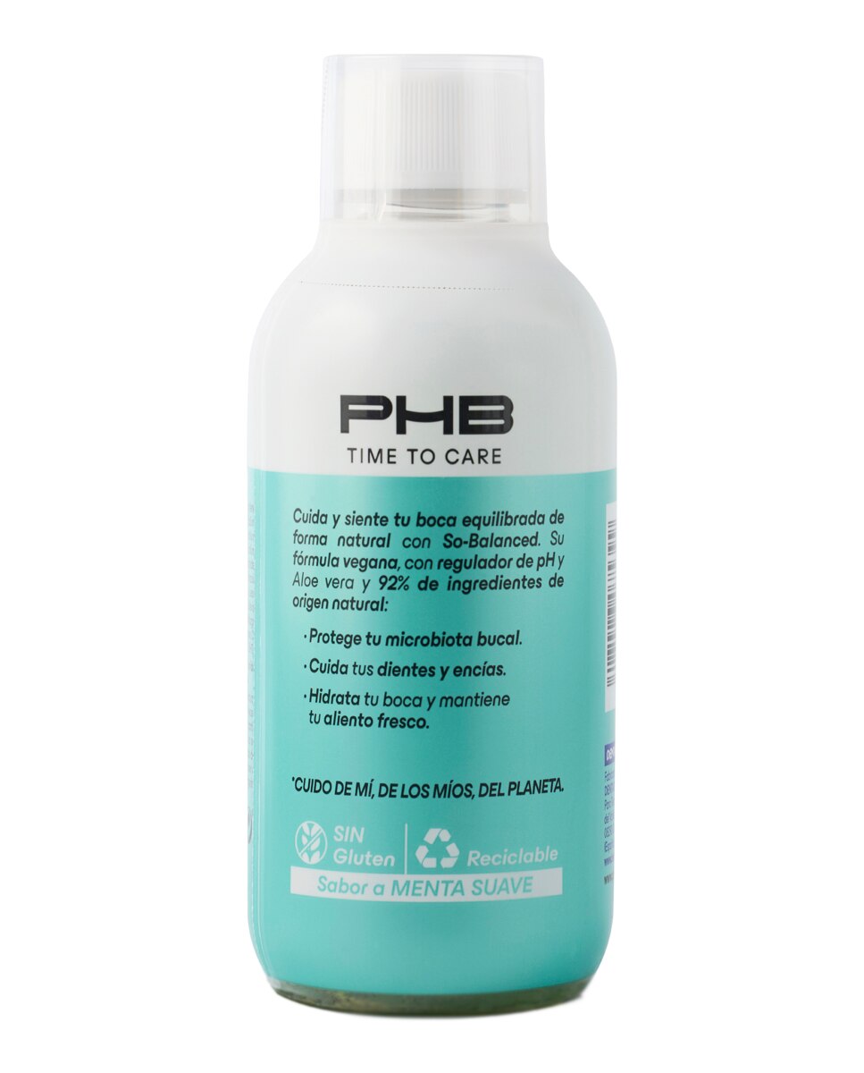 Imagen 2 de Colutorio Time To Care So Balanced 300 ml PHB - 300 ml
