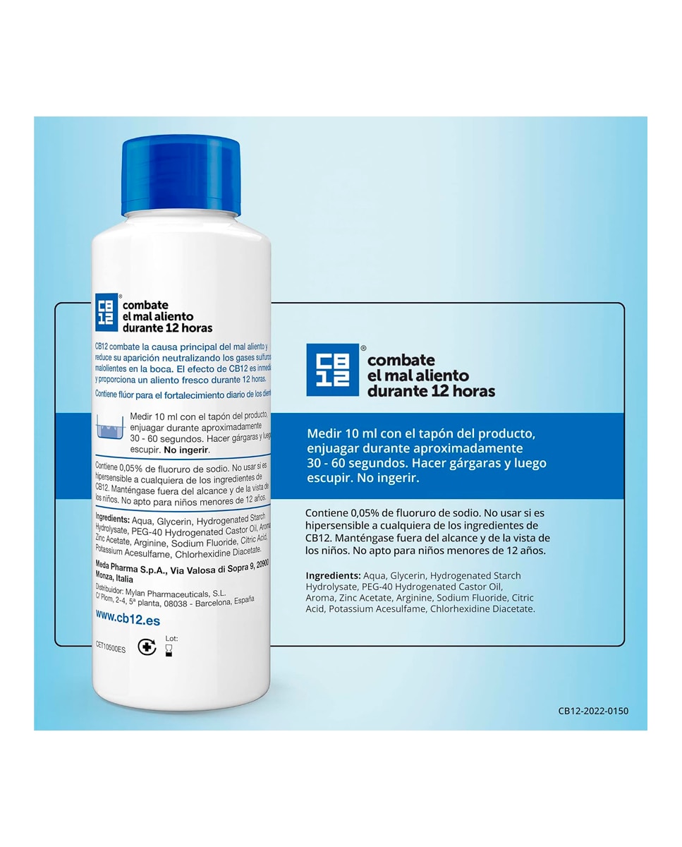 Imagen 3 de Colutorio Mal Aliento 500 Ml CB12 - 500 ml