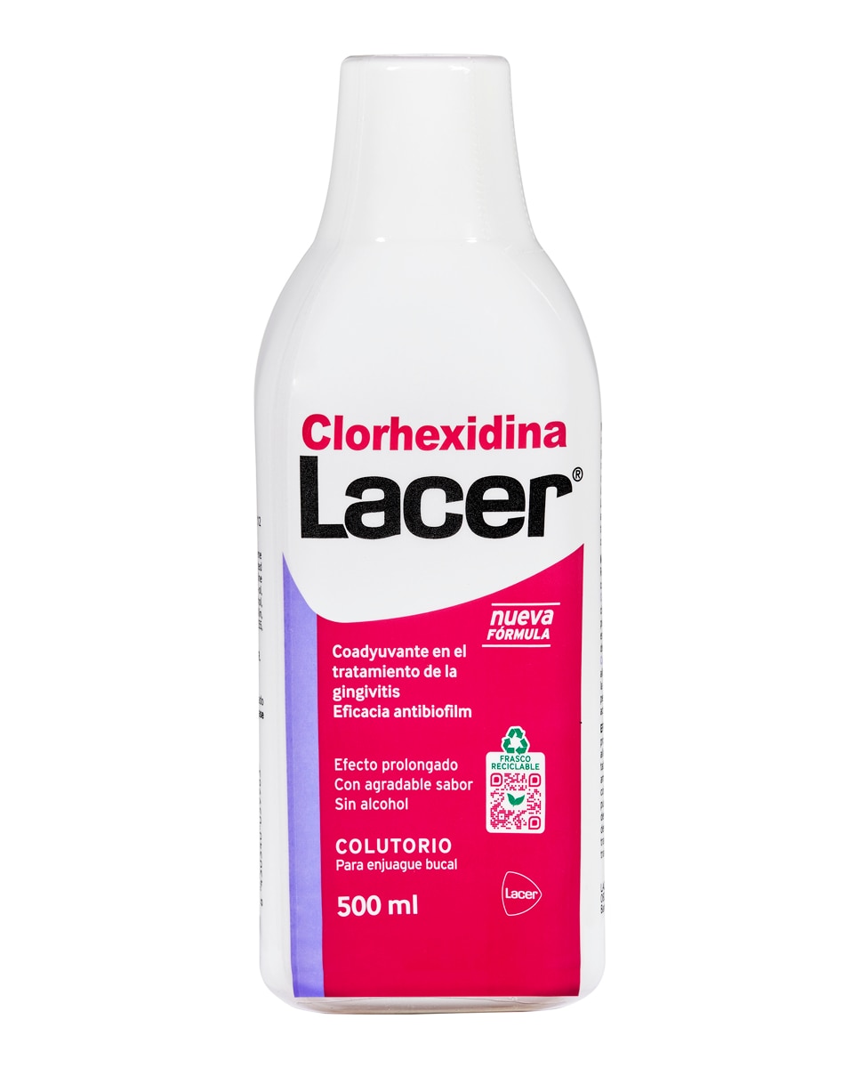 Lacer - Colutorio Clorhexidina 500 ml Lacer.