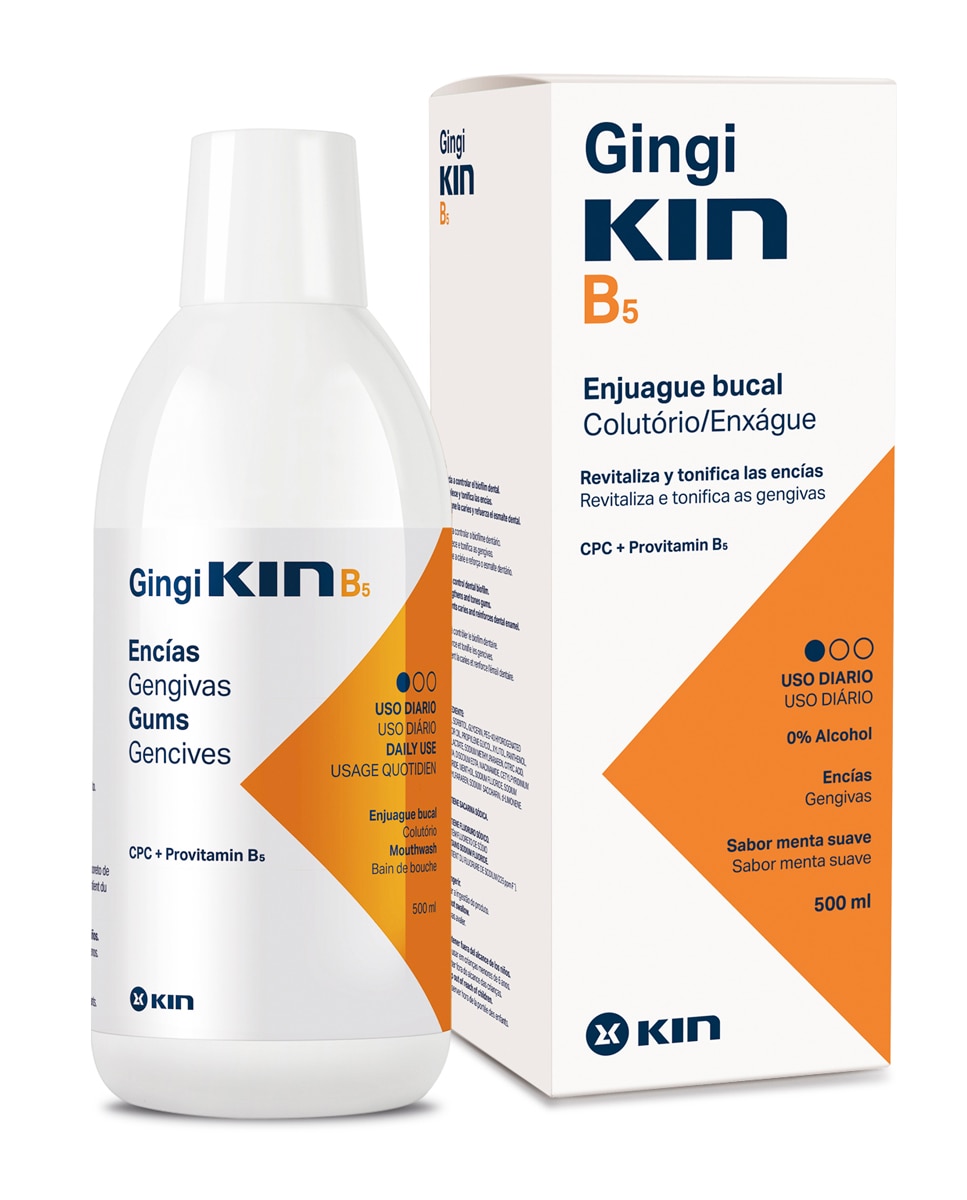 Kin - Enjuague Bucal GingiKin B5 500 ml Kin.