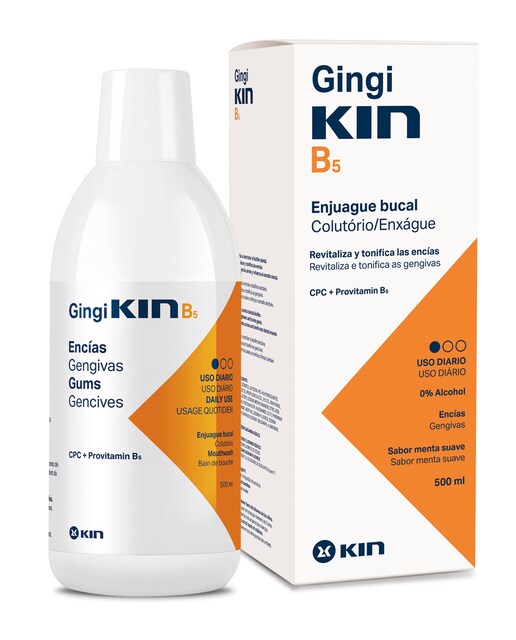 Imagen 0 de Enjuague Bucal GingiKin B5 500 ml Kin