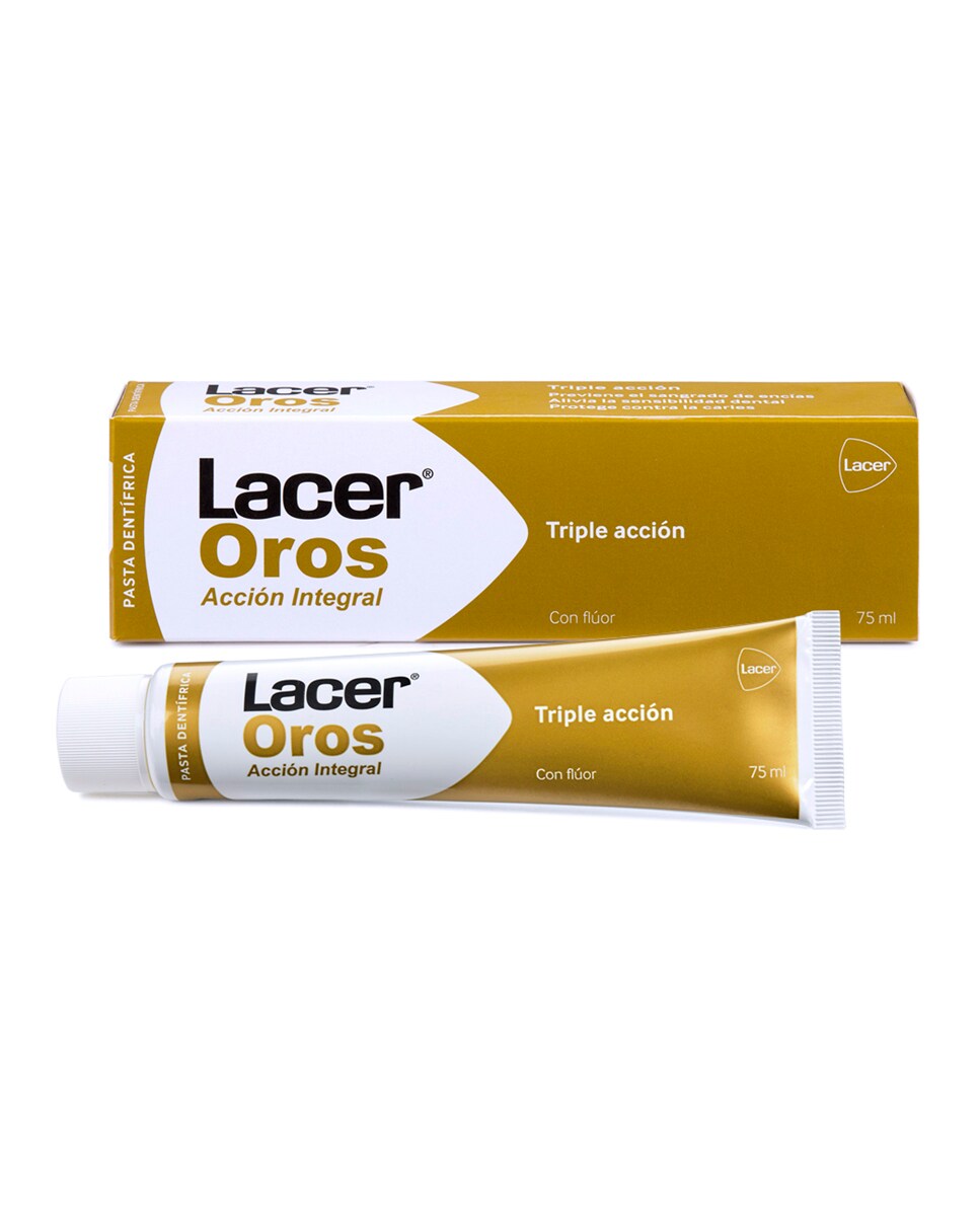 Pasta Dentífrica Laminado 75 ml Lacer Oros 1