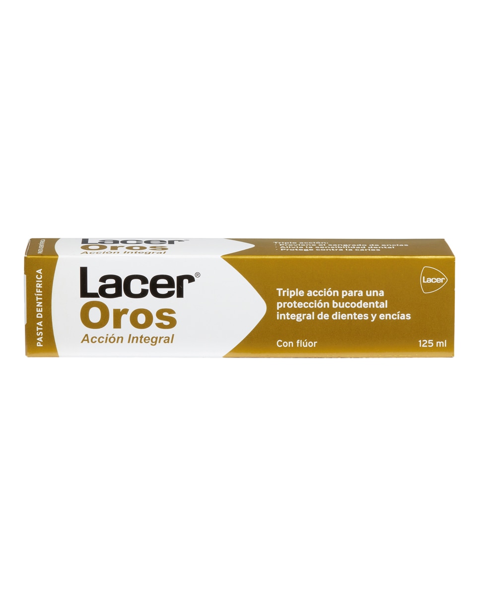 Lacer - Pasta Dentífrica Laminado 125 ml Lacer Oros.