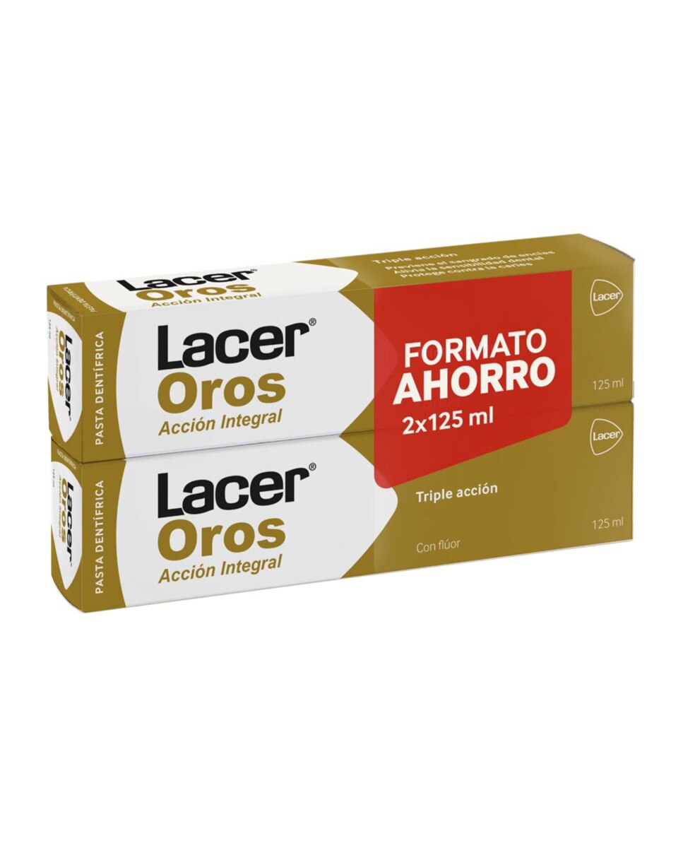 Imagen 0 de Duplo Pasta Dentífrica Lacer Oros