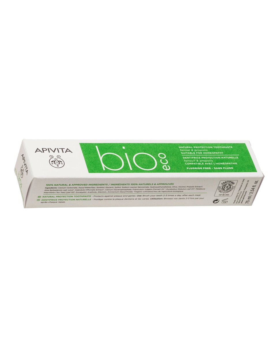 Crema Dental Bioeco Con Hinojo Y Propóleo 75 Ml Apivita - 75 ml 1