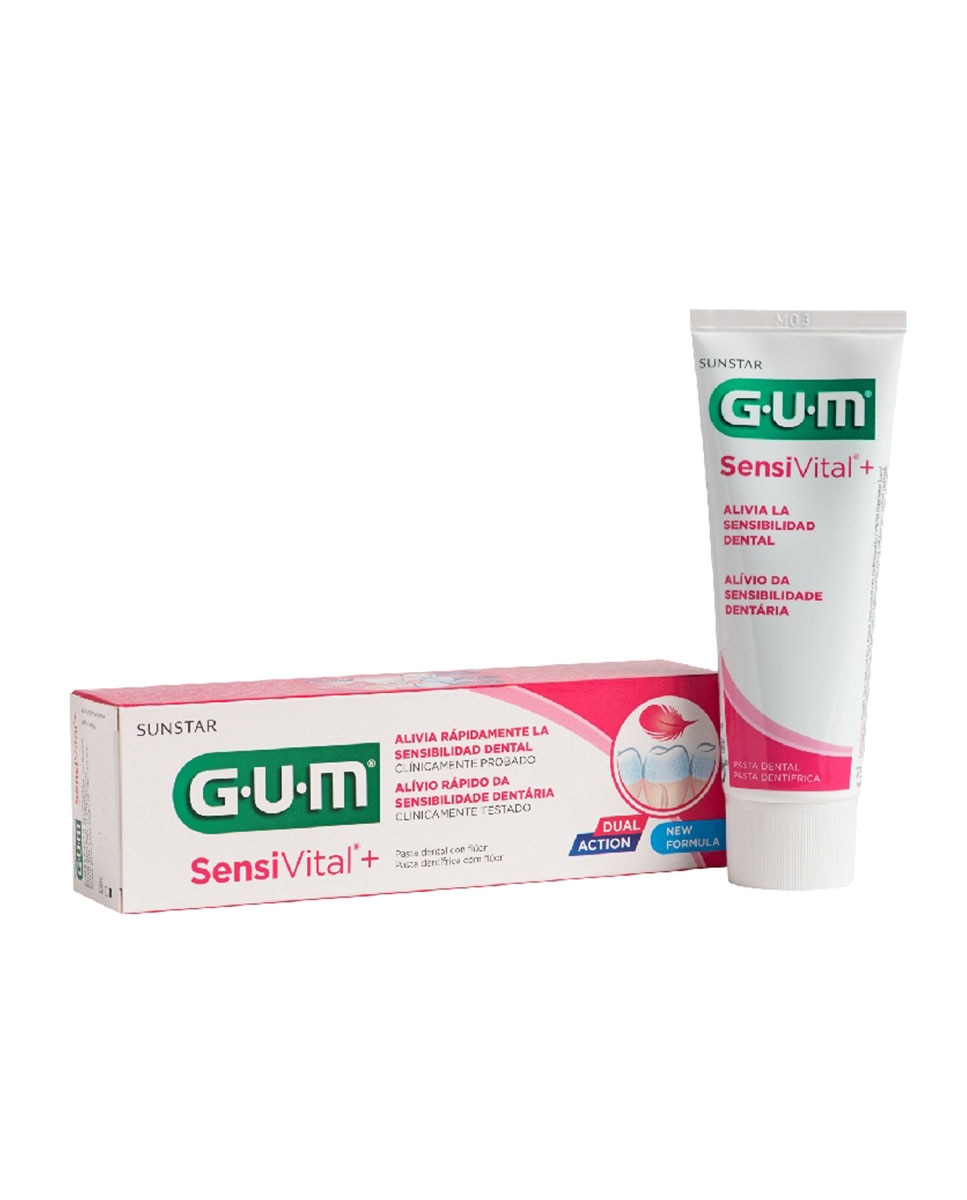 Gum - Gel Dentífrico Sensivital+ 75 ml Gum.