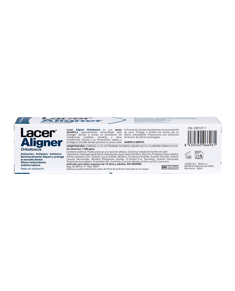 Pasta Dentífrica Aligner 125 Ml Lacer 4