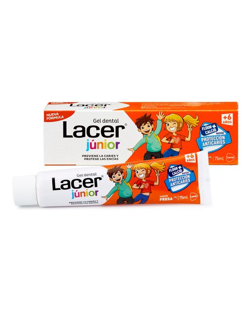 Gel Dentífrico Fresa 75 ml Lacer Junior