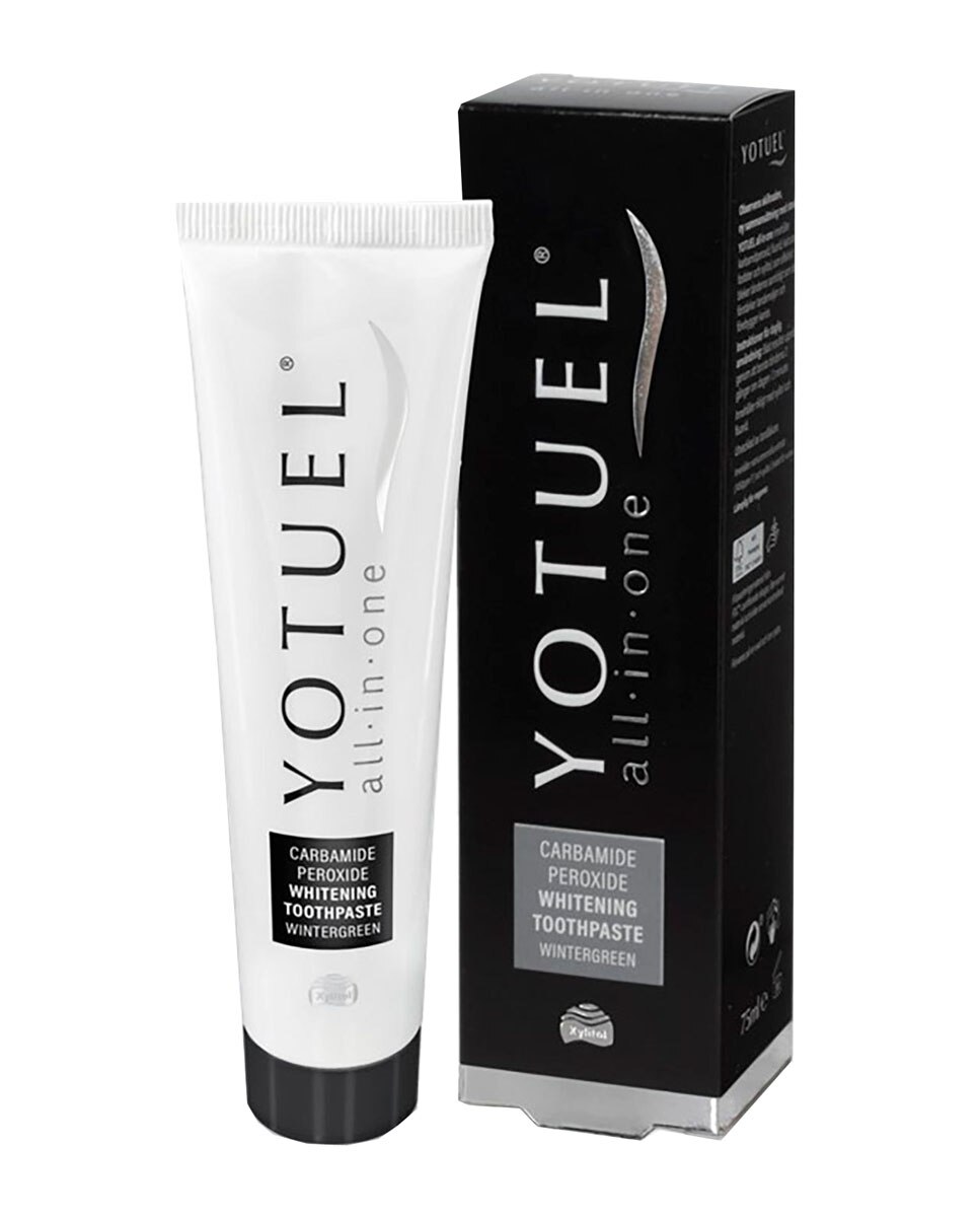 Imagen 0 de Pasta dentífrica blanqueadora All in One Wintergreen Yotuel