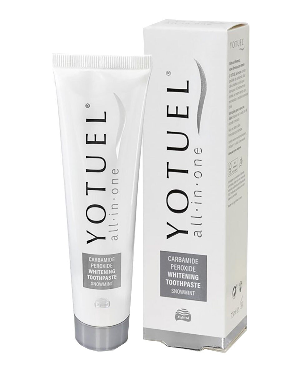 Imagen 0 de Pasta dentífrica blanqueadora All in One Snowmint 75 ml Yotuel