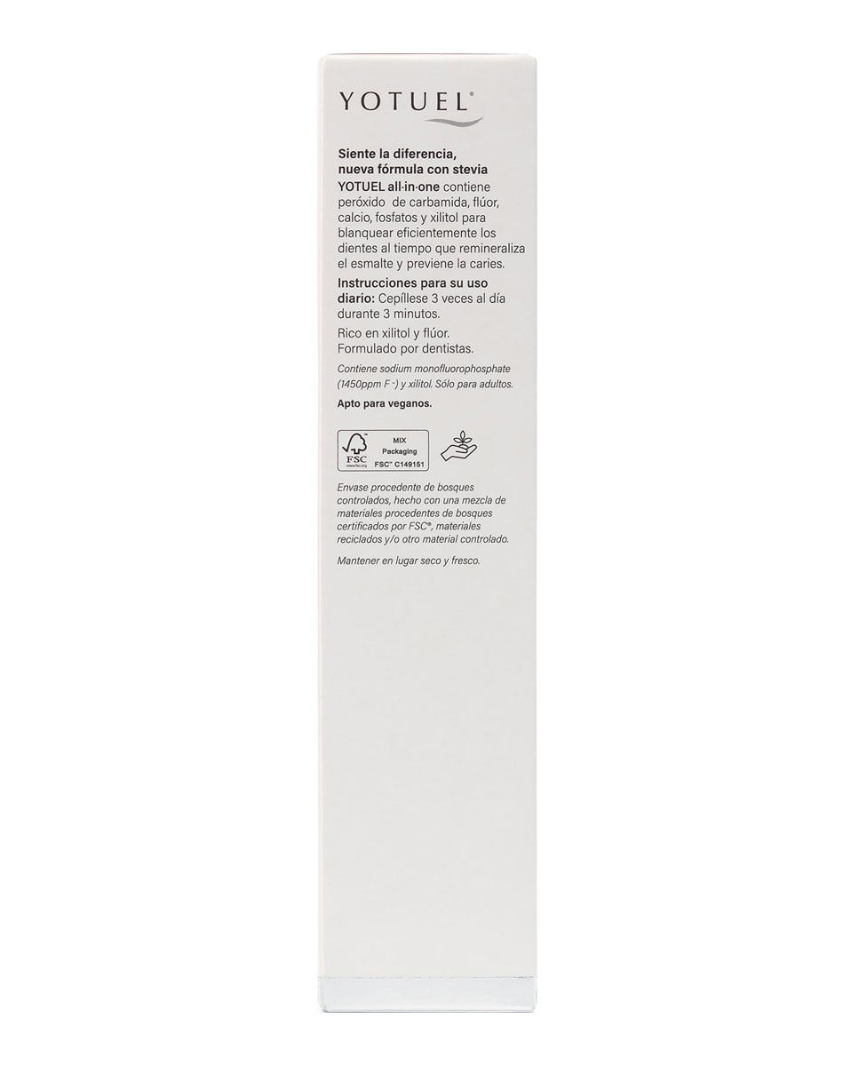 Pasta dentífrica blanqueadora All in One Snowmint 75 ml Yotuel - 75 ml 5