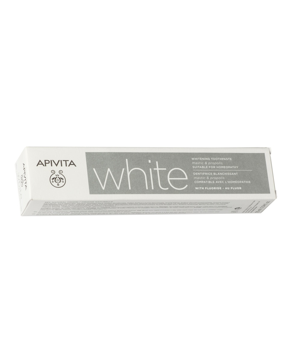 Imagen 1 de Crema Dental Blaqueadora Con Mástica Y Propóleo 75 Ml Apivita