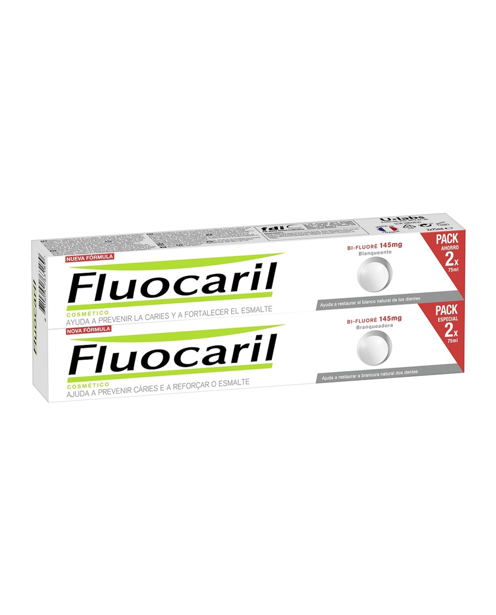 Fluocaril - Duplo Dentífrico Blanqueante Fluocaril.