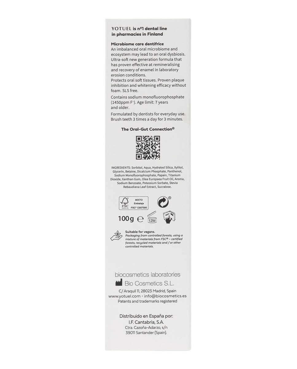 Dentífrico Microbiome Erosion Teeth And Gums Yotuel - 100 ml 5