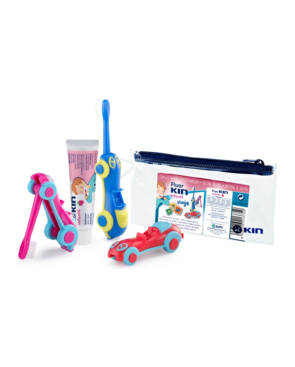 Kin - Pack Cepillo Dental Coche Viaje Kin.