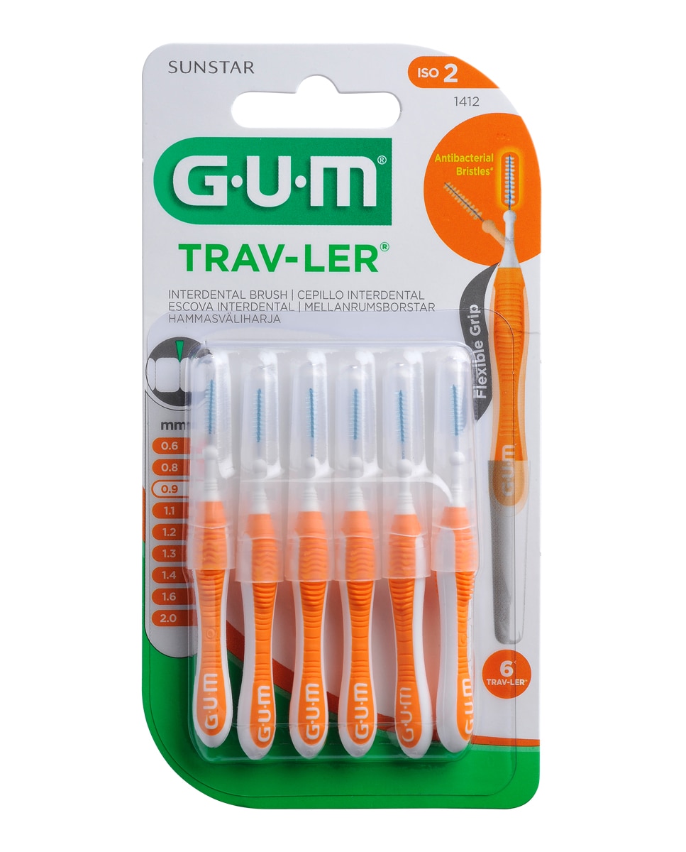 Gum - Cepillo interdental Trav-ler 0,9 mm Gum.